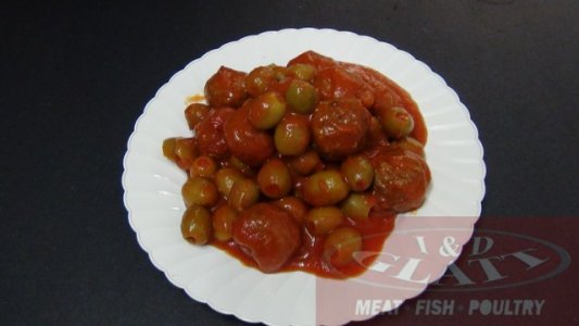 Meatball w/Olives in Sauce (12.59/lb)