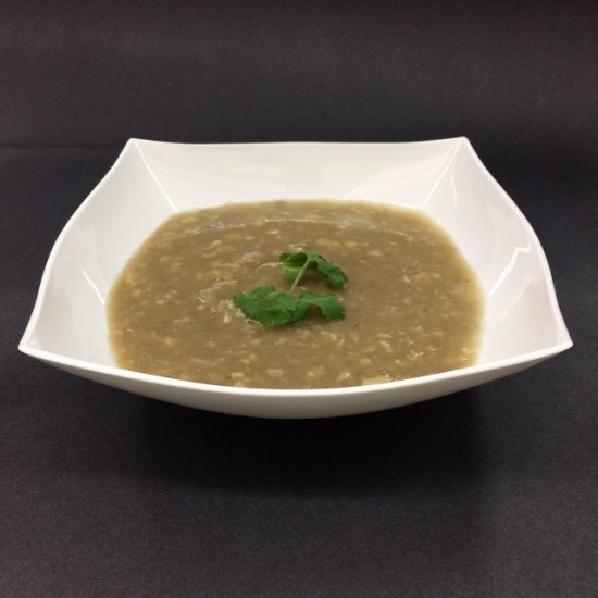 Mushroom barley soup (PARVE) 8.49/QT - Click Image to Close