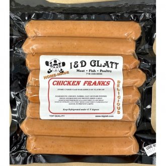 Chicken Hotdog 8 pcs ($4.99/lb)