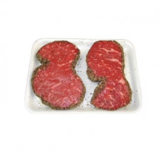 Pepper Crusted Boneless Rib Eye Steaks