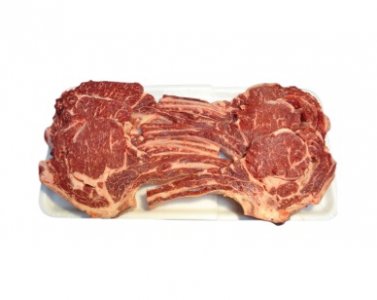 Family pk Long Bone Prime Rib Steak (39.99/lb)(6 pcs)