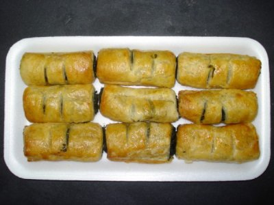 Borekas Spinach baked (dozen) PARVE