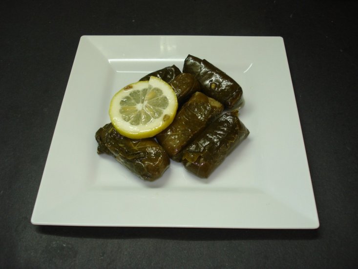 Stuffed Grape Leaves (No Meat)(0.5lb) - Click Image to Close