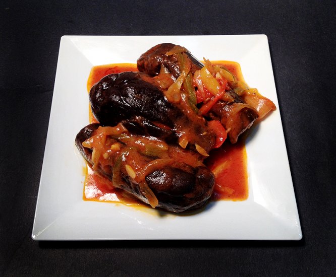 Stuffed Eggplant (16.49/lb) - Click Image to Close