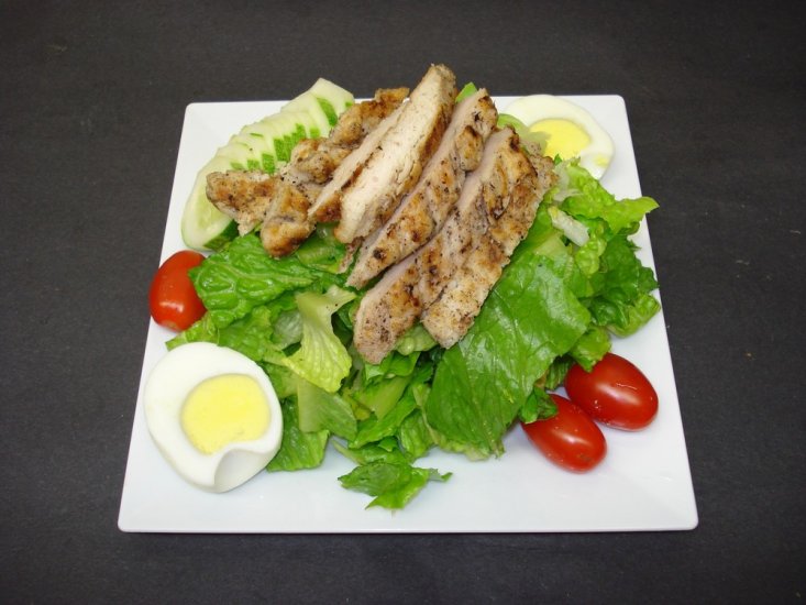 Grilled Chicken Ceasar Salad - Click Image to Close