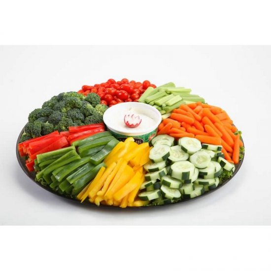 Vegetable Platter Medium 16" - Click Image to Close