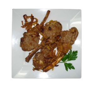 BABY LAMB CHOPS COOKED
