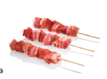Beef shish kabob on skewers $36.29/lb