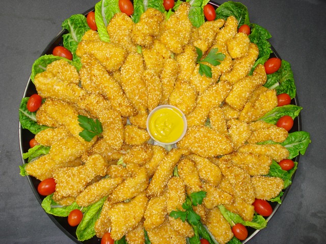 Chicken Fingers platter (6 lb ) - Click Image to Close