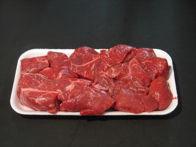 Fillet Cubed/Stew Meat 26.99/LB - Click Image to Close